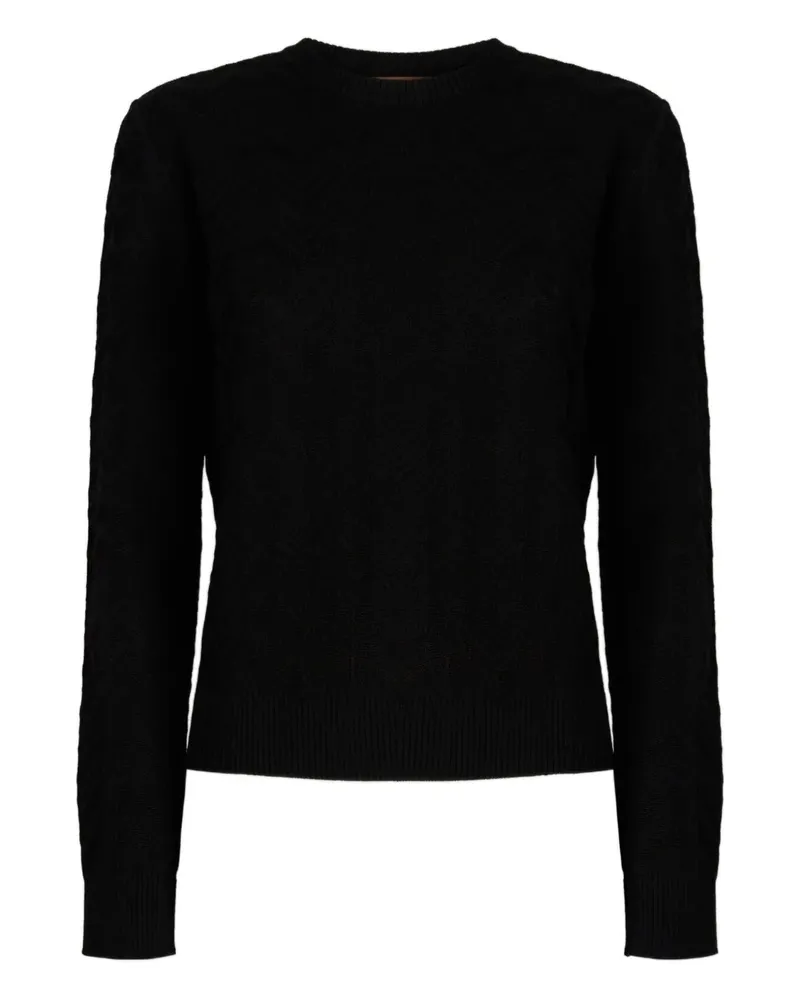 Missoni Pullover mit rundem Ausschnitt - Schwarz Schwarz
