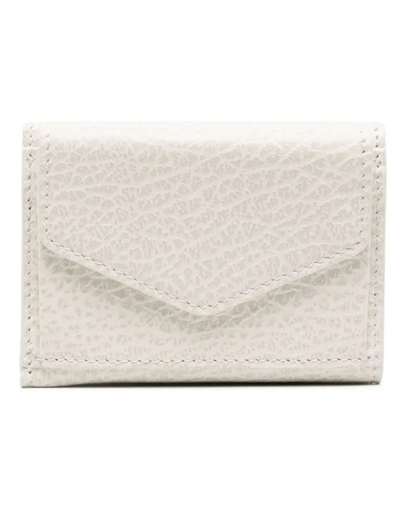 Maison Margiela Portemonnaie mit Ziernähten - Nude Nude