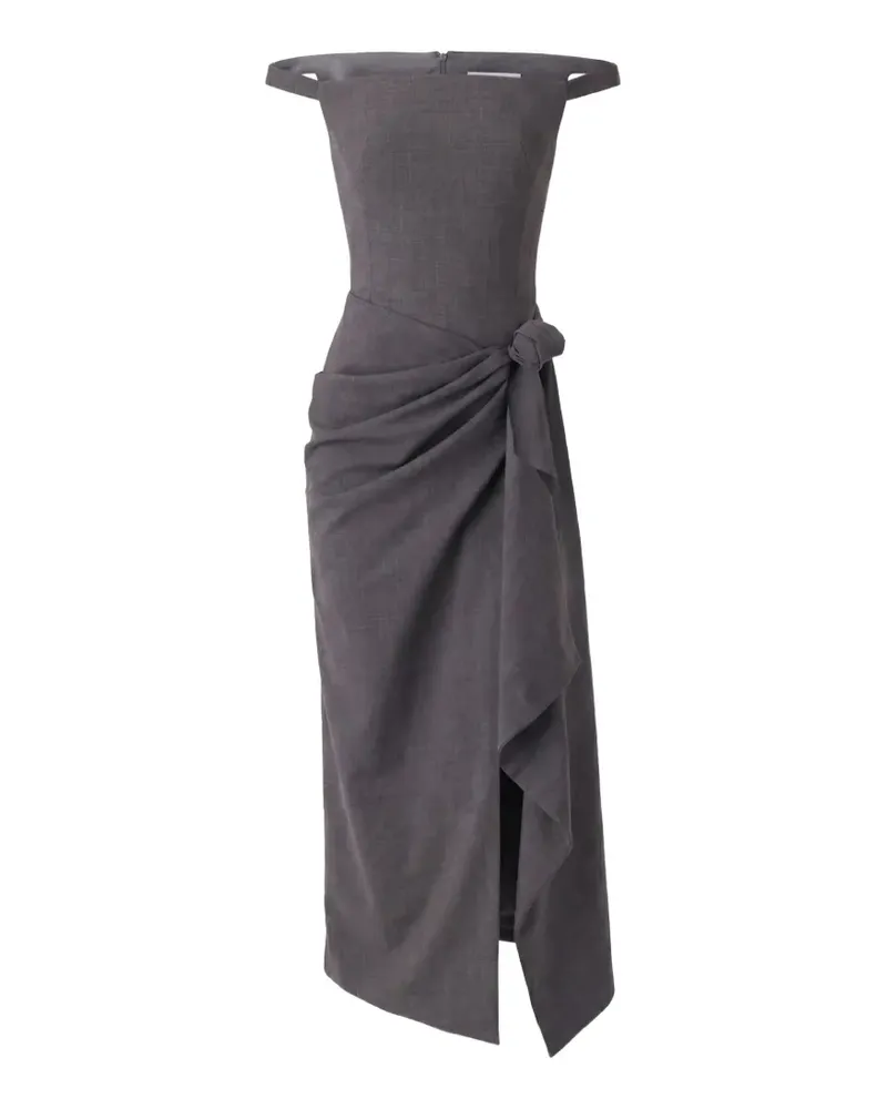 Monse Schulterfreies Kleid - Grau Grau