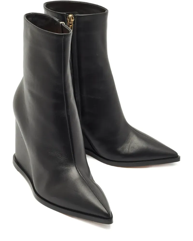 Gianvito Rossi Hamnes leather ankle boots - Schwarz Schwarz