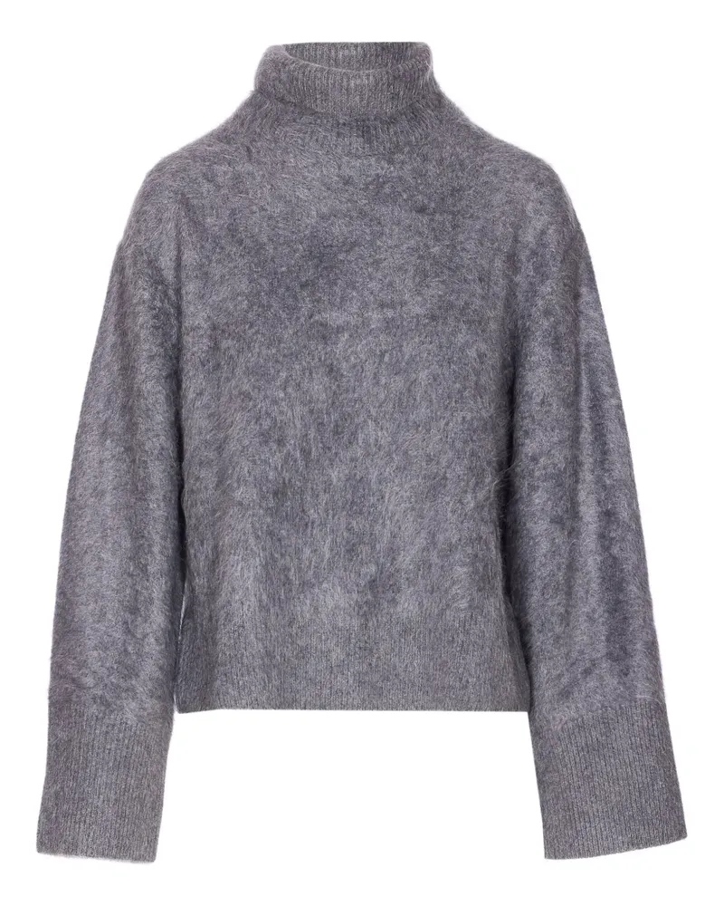 Lisa Yang The Floren Kaschmirpullover mit Stehkragen - Grau Grau