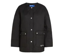 Gesteppte Jacke - Schwarz