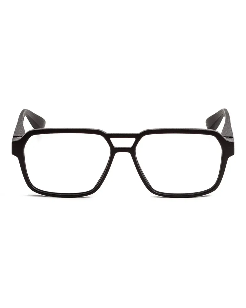 Mykita square-frame glasses - Schwarz Schwarz