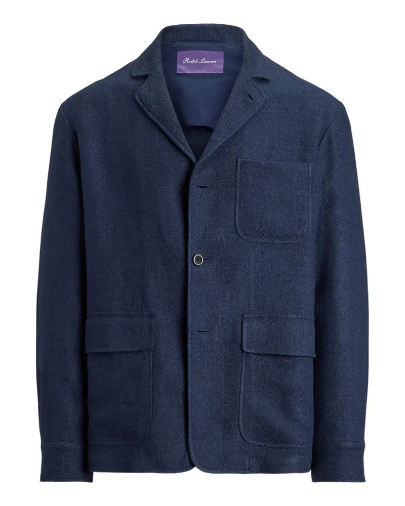 Ralph Lauren Sakko mit aufgesetzter Tasche - Blau Blau