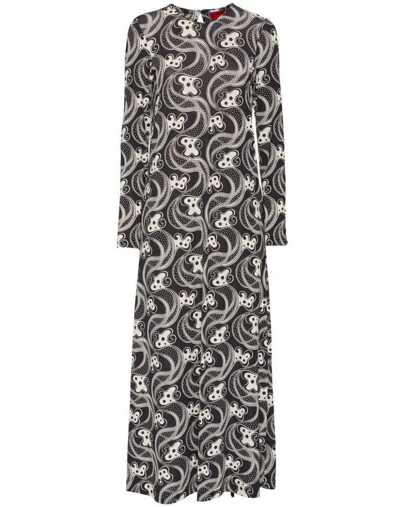 La DoubleJ Langärmeliges Kleid - Schwarz Schwarz