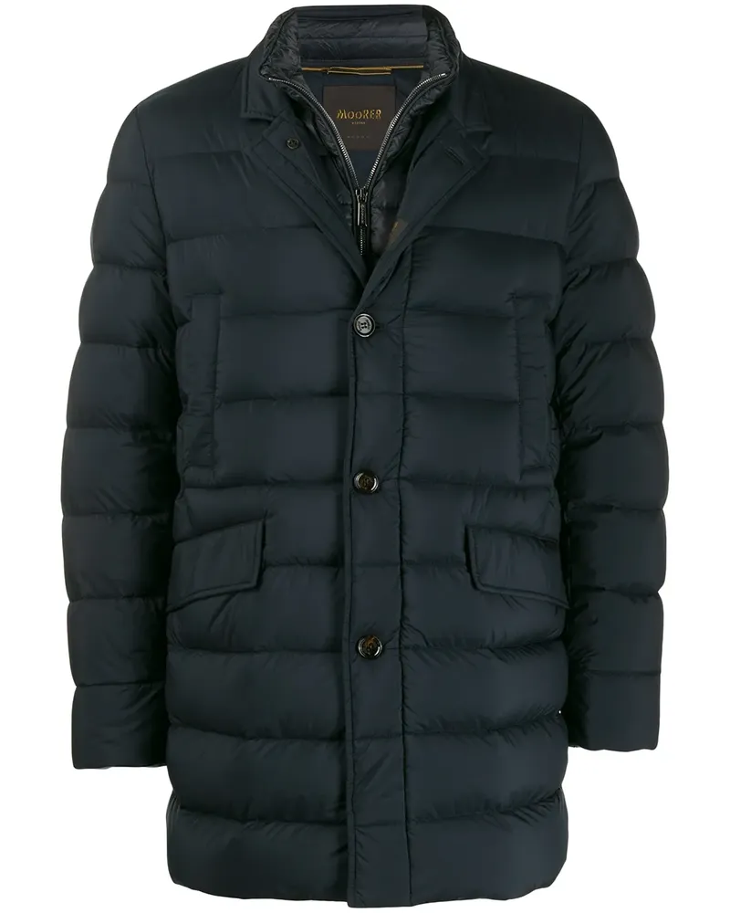 MOORER Gefütterte 'Galileo' Jacke - Blau Blau