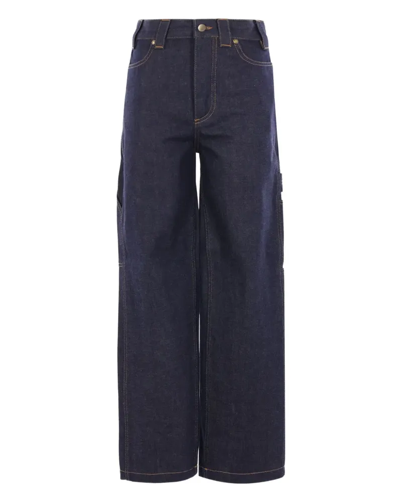 Meta Campania Collective organic-cotton jeans - Blau Blau