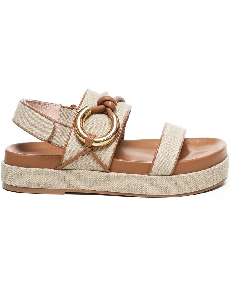 Coccinelle Carmy Sandalen mit Knoten - Braun Braun
