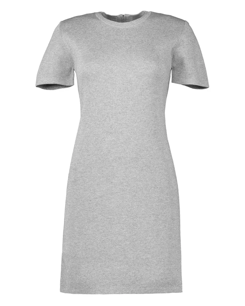 Michael Kors short-sleeve crew-neck mini dress - Grau Grau