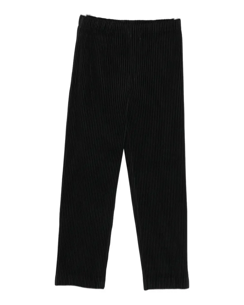 Issey Miyake Plissierte Hose - Schwarz Schwarz
