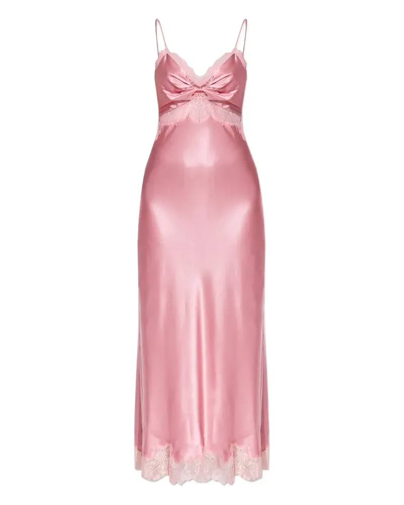 LoveShackFancy Orianna Camisole-Maxikleid mit Spitzenbesatz - Rosa Rosa