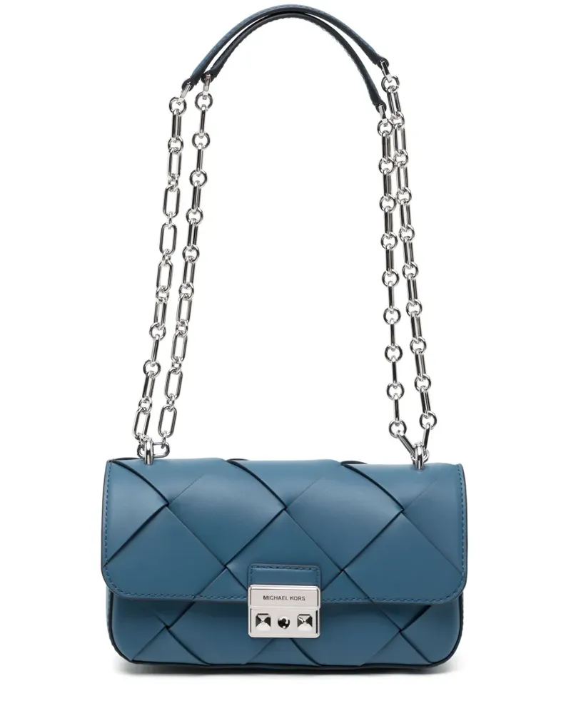 Michael Kors Kleine Tribeca Schultertasche - Blau Blau