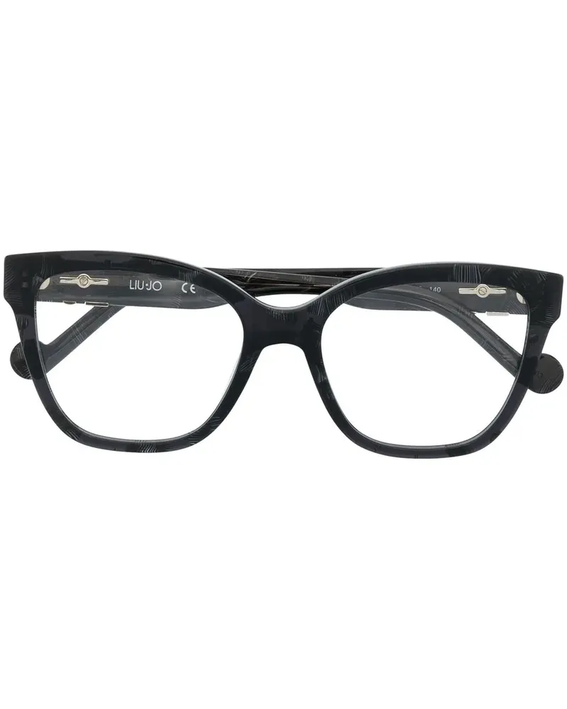 Liu Jo Brille mit Cat-Eye-Gestell - Schwarz Schwarz