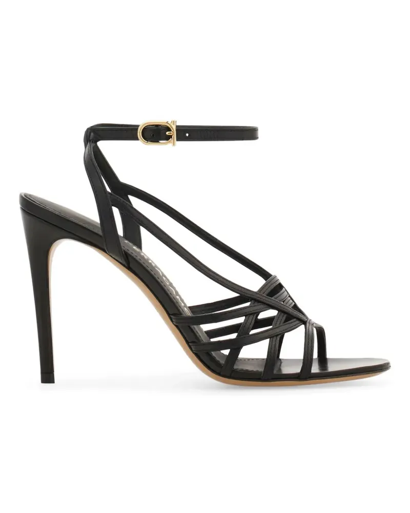 Ferragamo Klassische Riemchensandalen - Schwarz Schwarz
