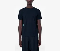 Strukturiertes T-Shirt - Schwarz