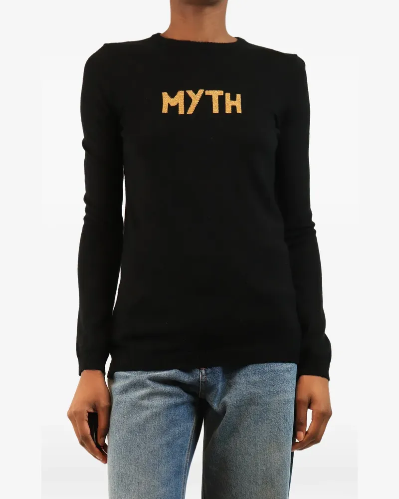 Bella Freud Myth Strickpullover mit Intarsienmuster - Schwarz Schwarz
