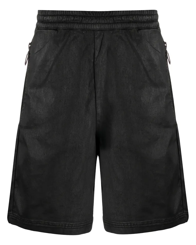 Diesel Beschichtete Shorts - Schwarz Schwarz