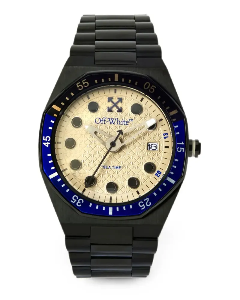 OFF-WHITE Dry Mode rotating bezel 39mm watch - Nude Nude