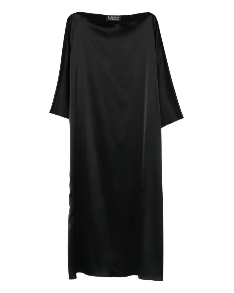 Gianluca Capannolo Laura boat-neck midi dress - Schwarz Schwarz