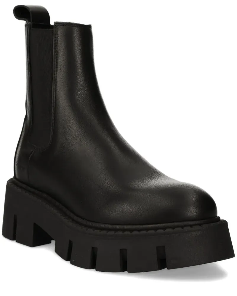 Copenhagen Stiefel mit Stretcheinsätzen - Schwarz Schwarz