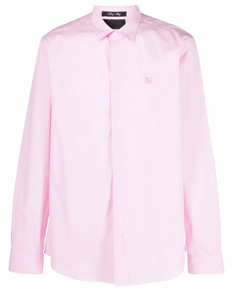 Philipp Plein Besticktes Hemd - Rosa Rosa