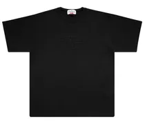 x Stone Island T-Shirt mit Logo-Stickerei - Schwarz
