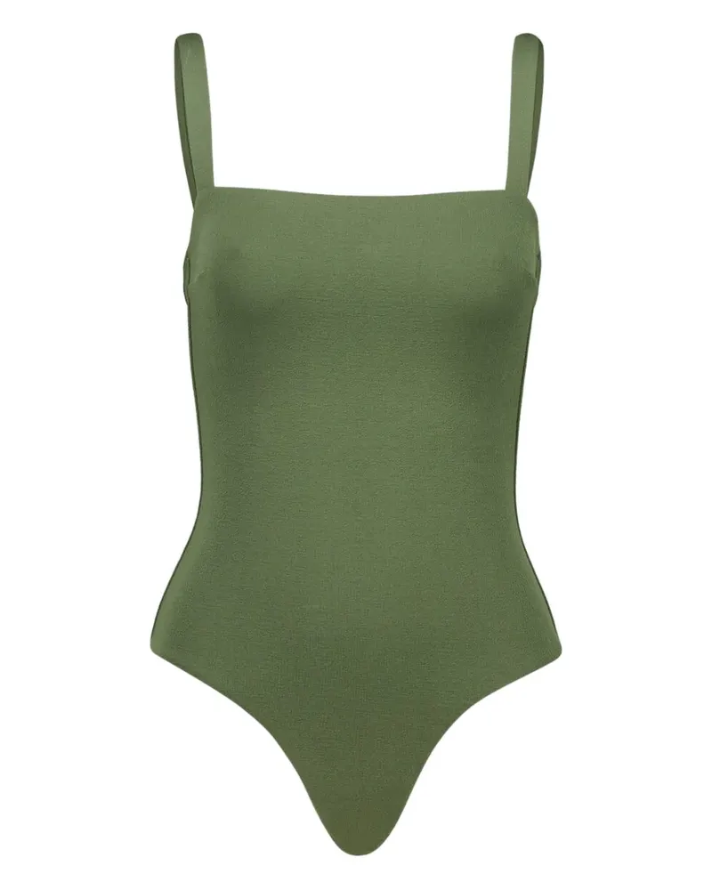 Matteau Badeanzug mit eckigem Ausschnitt - Grün Grün