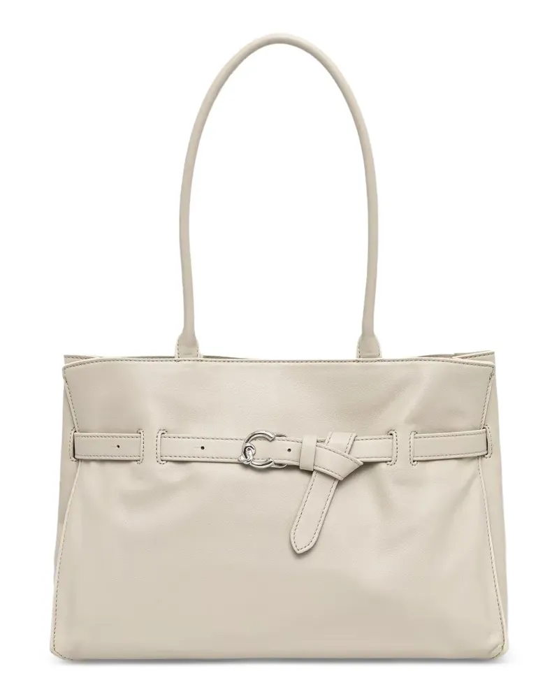Coccinelle Tote Bag mit Logo-Print - Nude Nude