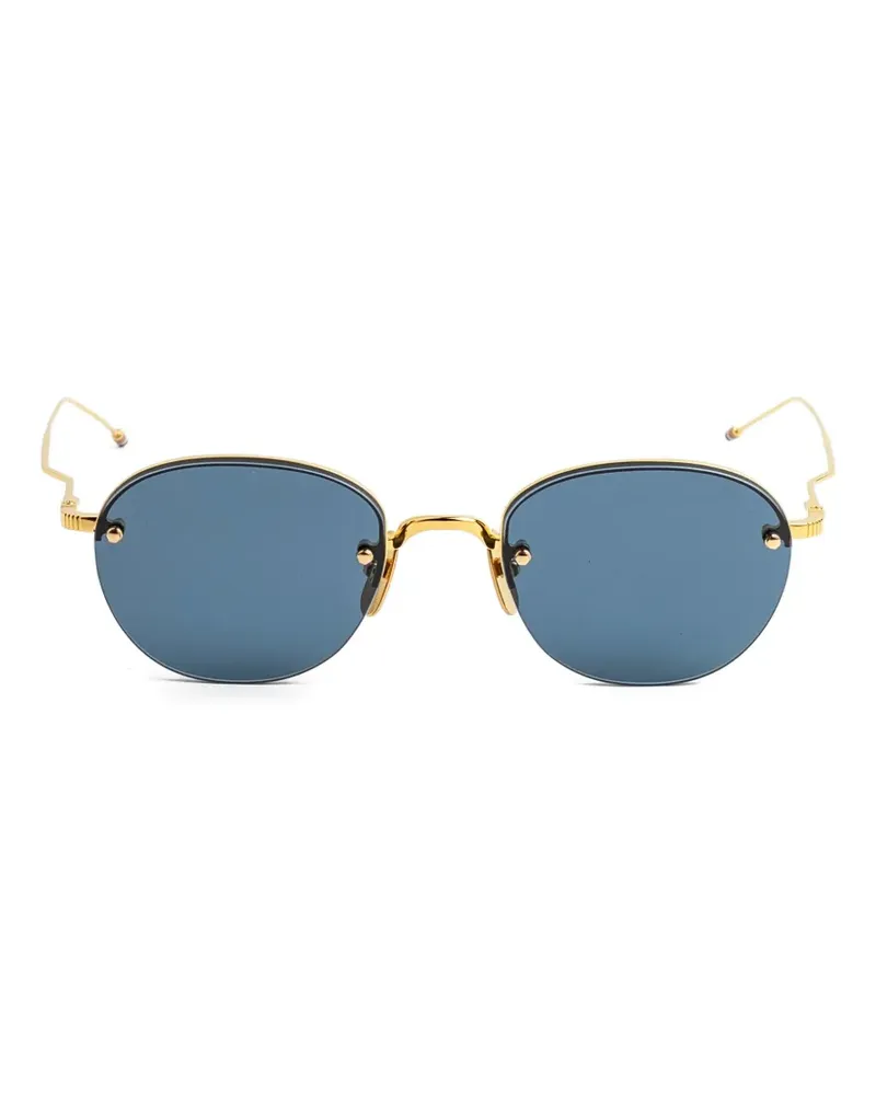 Thom Browne round-frame sunglasses - Gold Gold