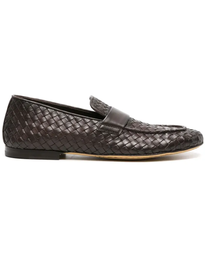 Officine Creative Italia Airto 001 Loafer mit Webmuster Braun