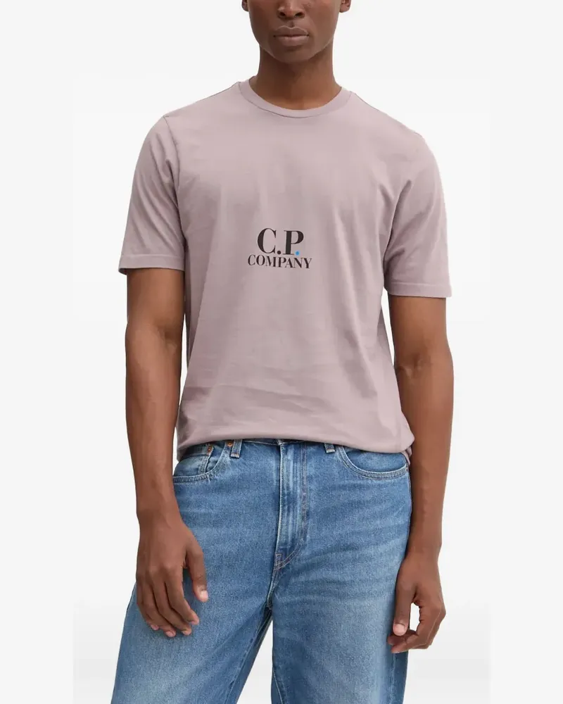 C.P. Company T-Shirt mit Logo-Print - Violett Violett