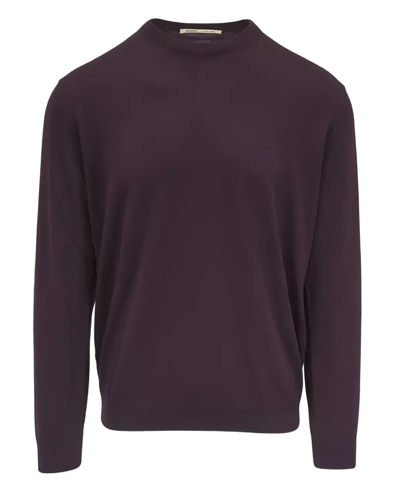 Maurizio Baldassari long-sleeve crew neck sweater - Rot Rot