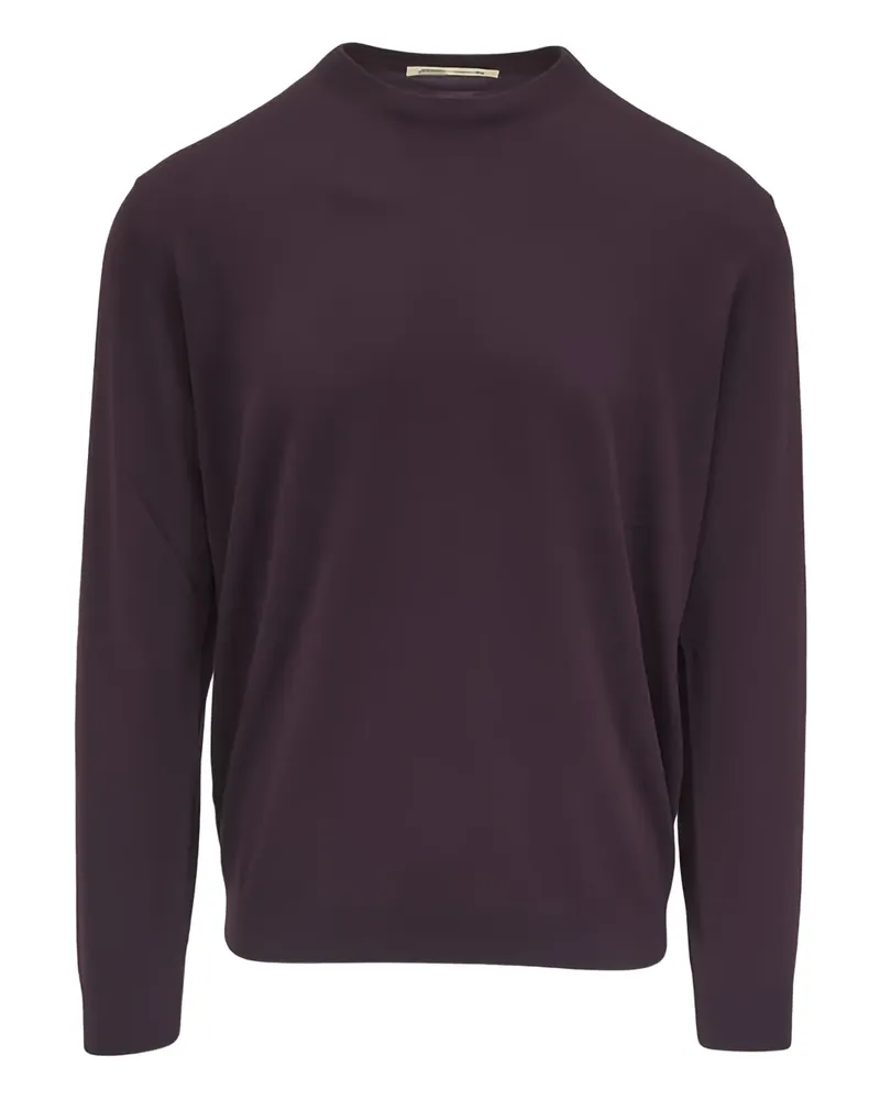 Maurizio Baldassari long-sleeve crew neck sweater - Rot Rot