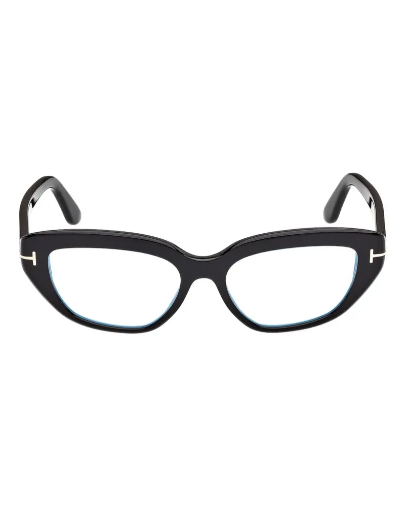 Tom Ford Cat-Eye-Brille - Schwarz Schwarz