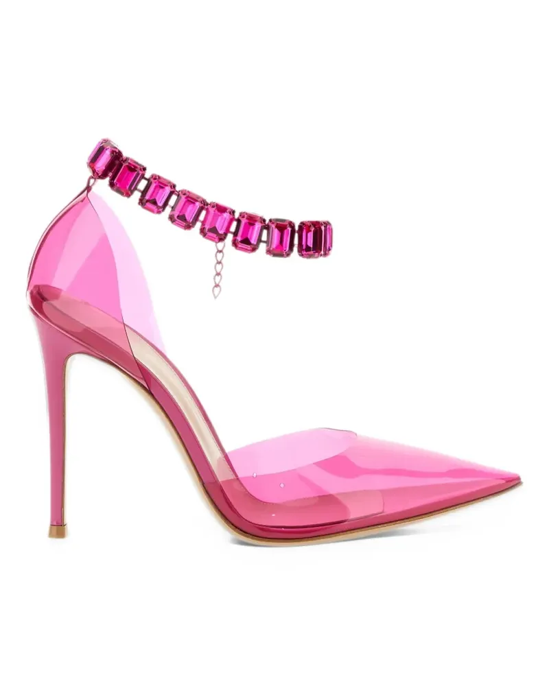 Gianvito Rossi crystals-strap sandals - Rosa Rosa