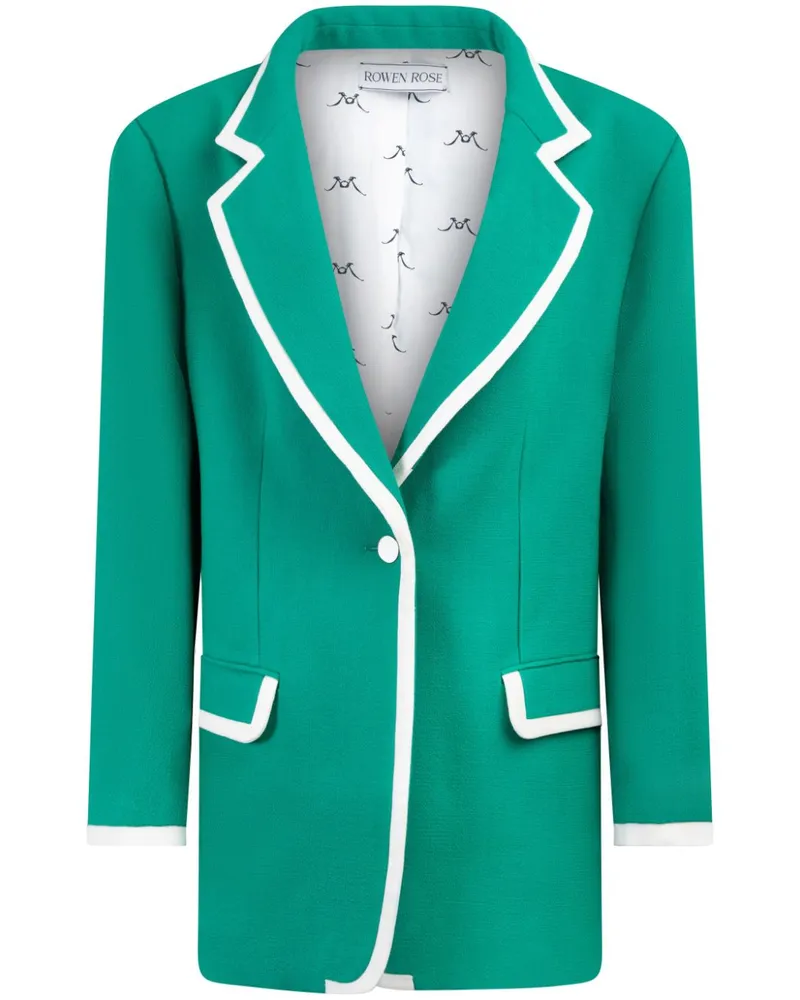 Rowen Rose Blazer im Oversized-Look - Grün Grün
