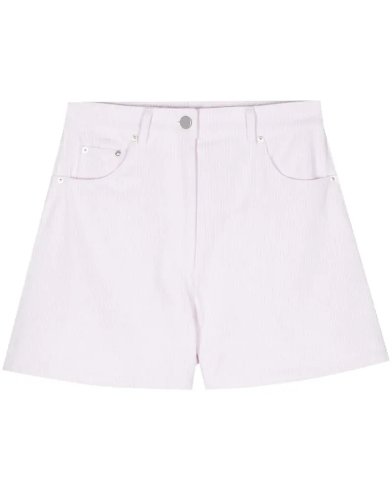 REMAIN Gestreifte Caja Shorts - Rosa Rosa