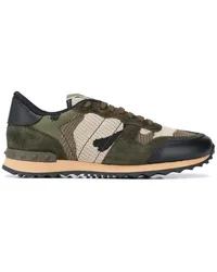 Valentino Garavani Rockrunner Sneakers mit Camouflage-Print Grün