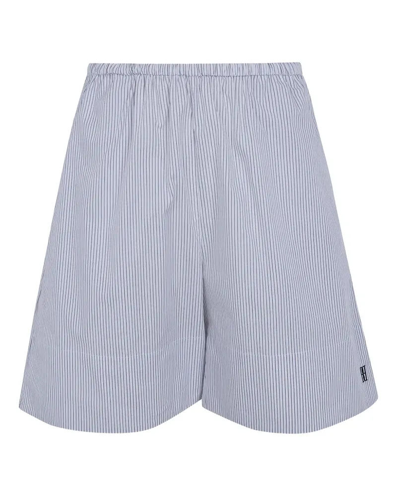 By Malene Birger striped shorts - Weiß Weiß