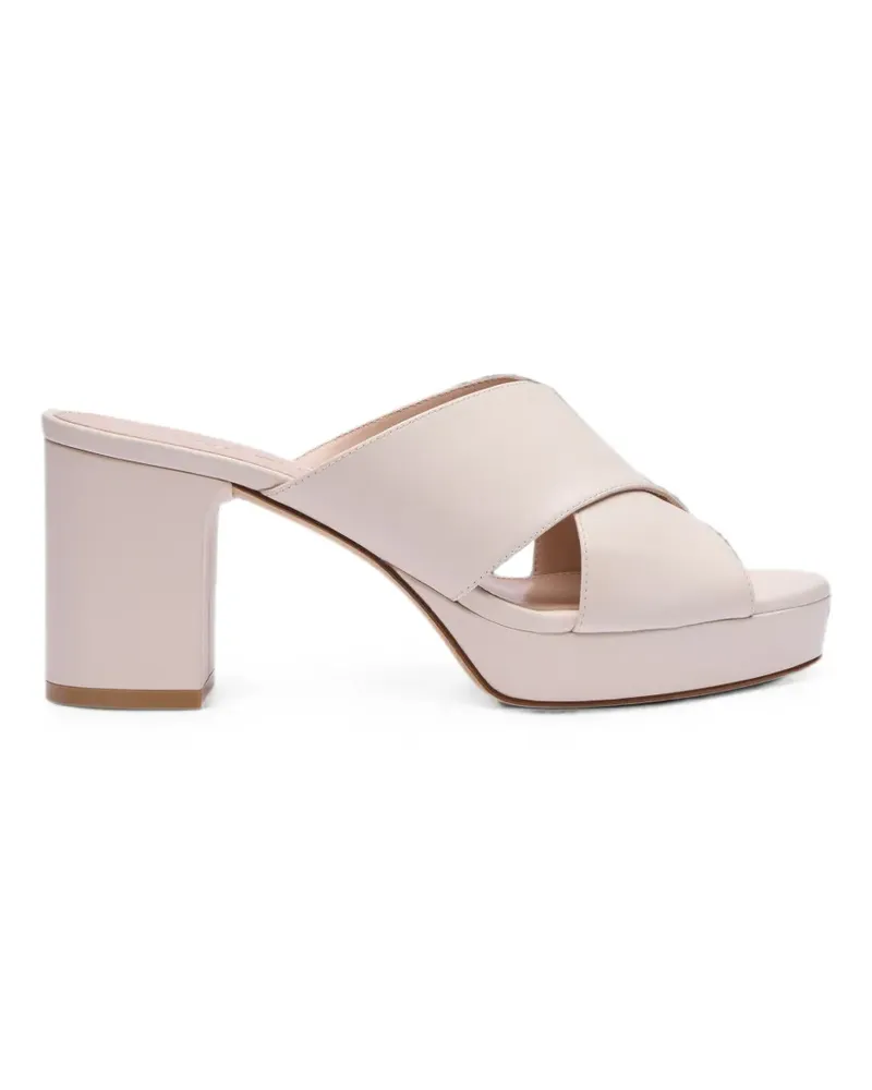 Stuart Weitzman Dayna crossover-straps platform sandals - Rosa Rosa