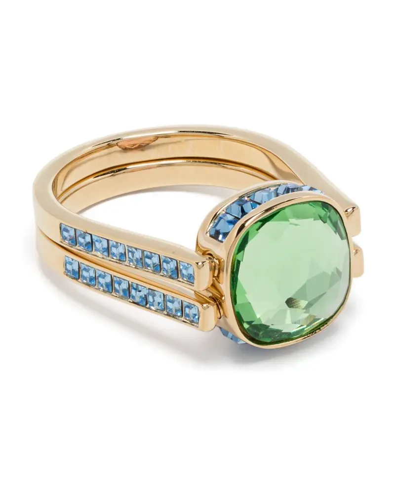 Swarovski Chroma Ring - Gold Gold