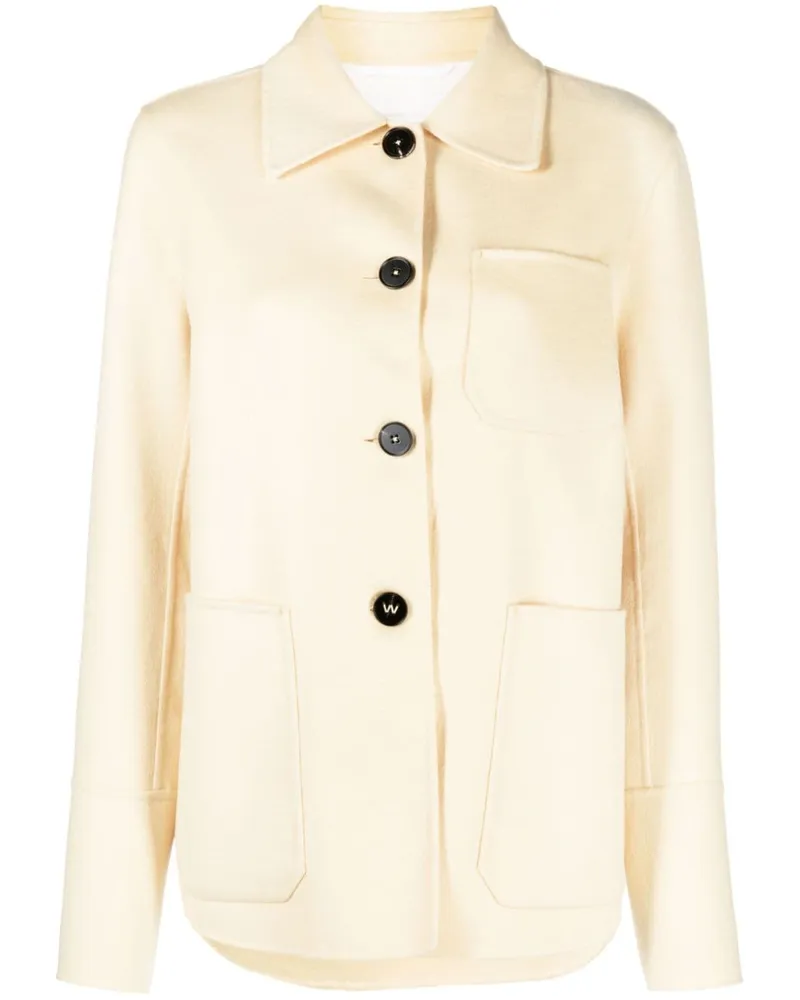 Jil Sander Hemdjacke mit Knöpfen - Gelb Gelb