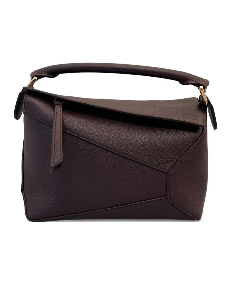 Loewe Kleine Puzzle Handtasche - Braun Braun
