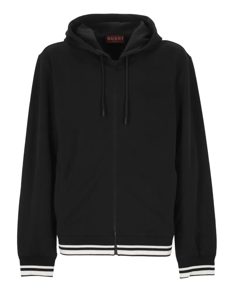 Gucci Kapuzenjacke mit Reißverschluss - Schwarz Schwarz