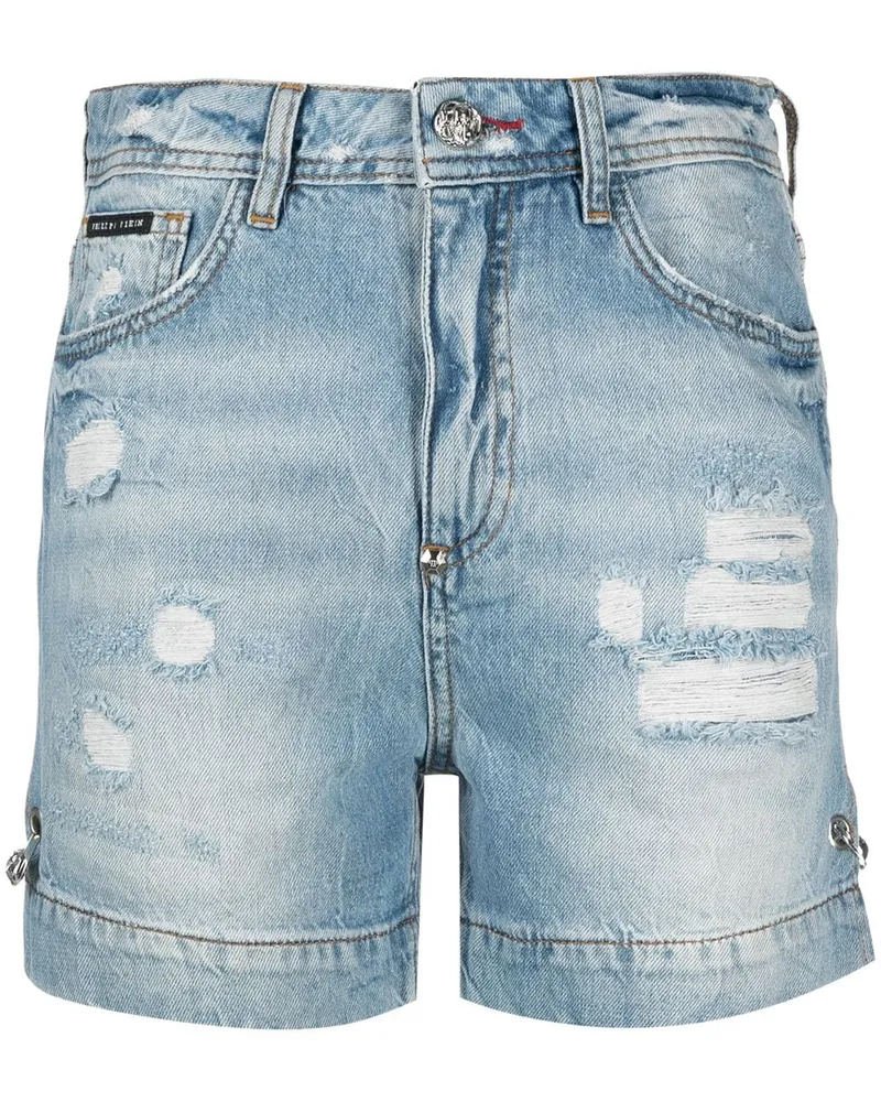 Philipp Plein Iconic Pins Shorts - Blau Blau
