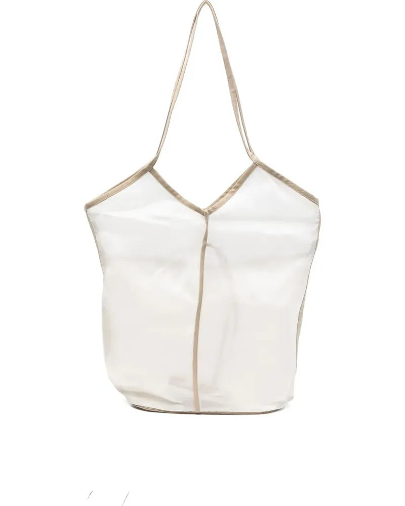 HEREU Tote Bag mit doppeltem Henkel - Nude Nude