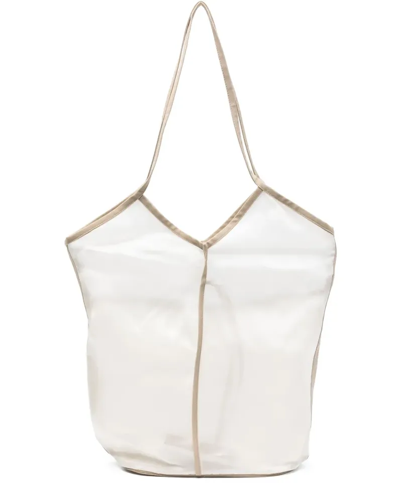 HEREU Tote Bag mit doppeltem Henkel - Nude Nude