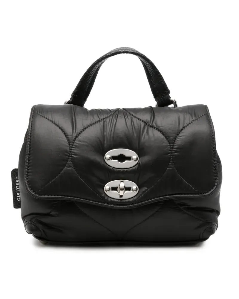 Zanellato Gesteppte Postina Clutch - Schwarz Schwarz
