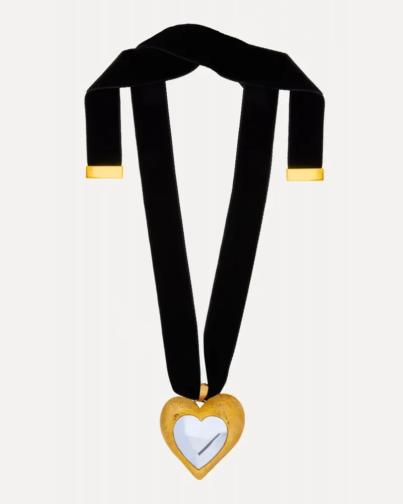Oscar de la Renta Halskette mit Herzanhänger - Gold Gold