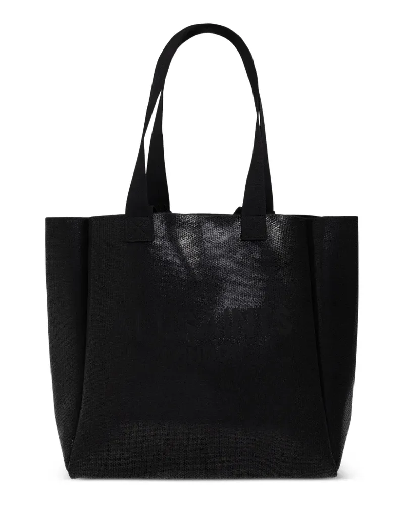 AllSaints Izzy Tote Bag mit Logo - Schwarz Schwarz